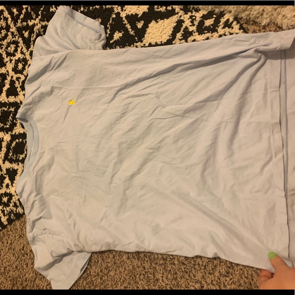 POLO RALPH LAUREN Tee Size M Baby Blue